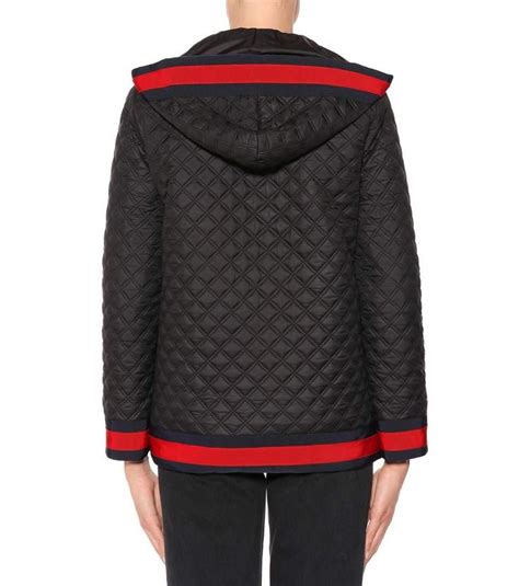 gucci tweed sequin jacket|Gucci black diamond quilted coat.